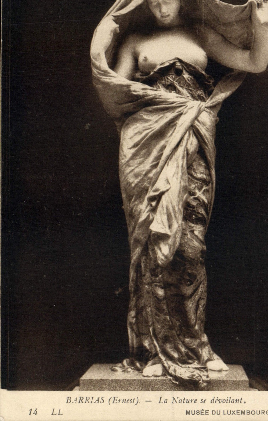 La Nature se dévoilant — sculpture d'Ernest Barrias — Musée du Luxembourg