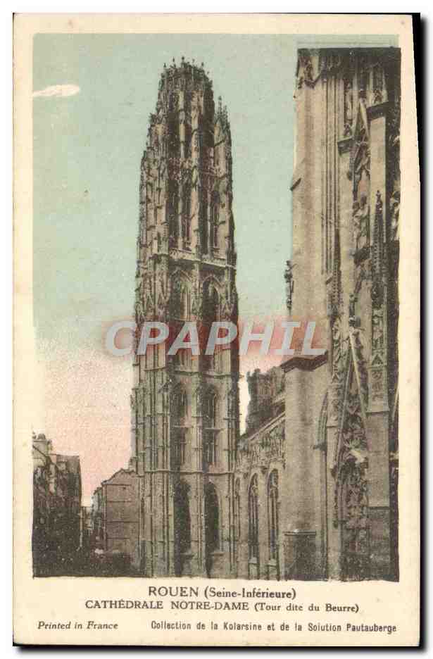 CPA Rouen Cathedrale Notre Dame 