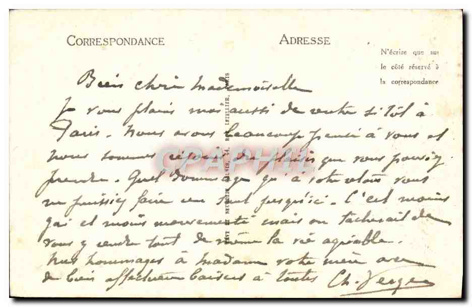 CPA Le Treport L'Avant Port et la Falaise Bateaux — Rückseite