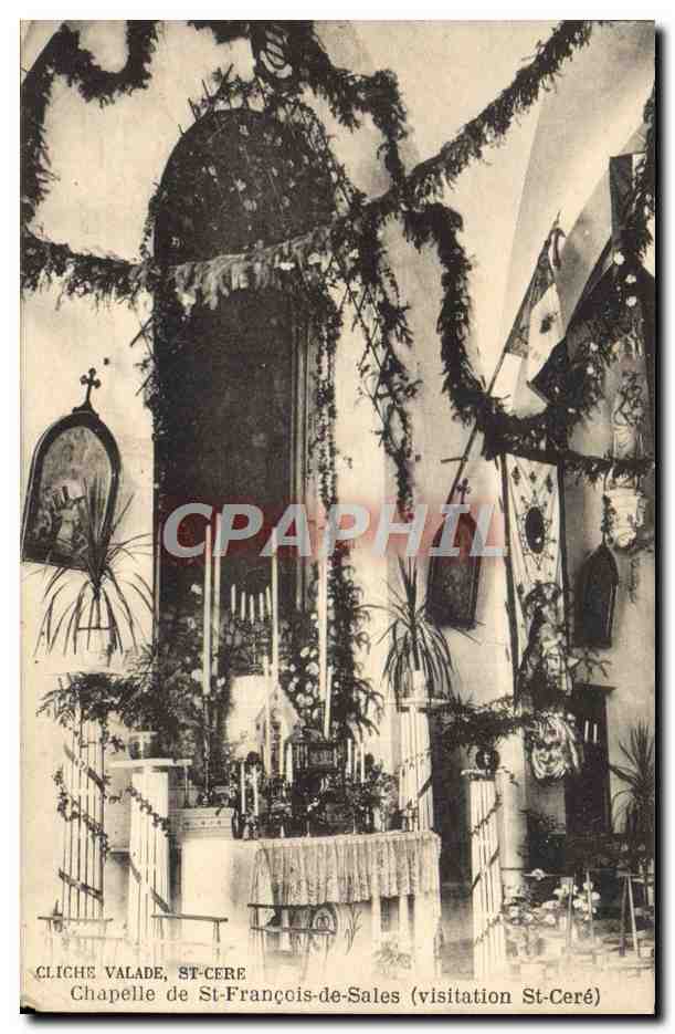 CPA Chapelle de St Francois de Sales Visitation St Cere