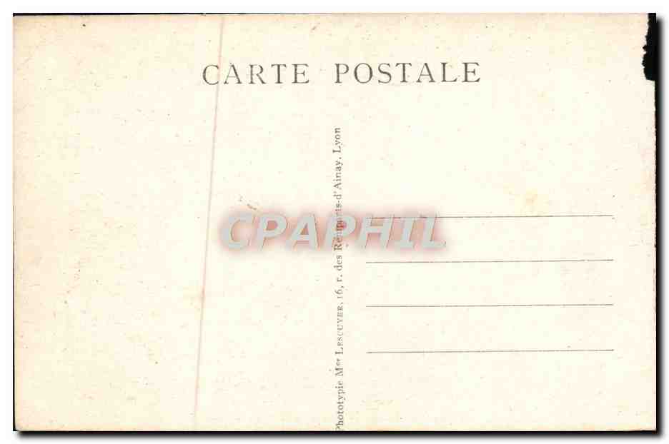 Le pont La Feuillée et coteau de la Croix-Rousse — Lyon Artistique — M. 186 — Verso
