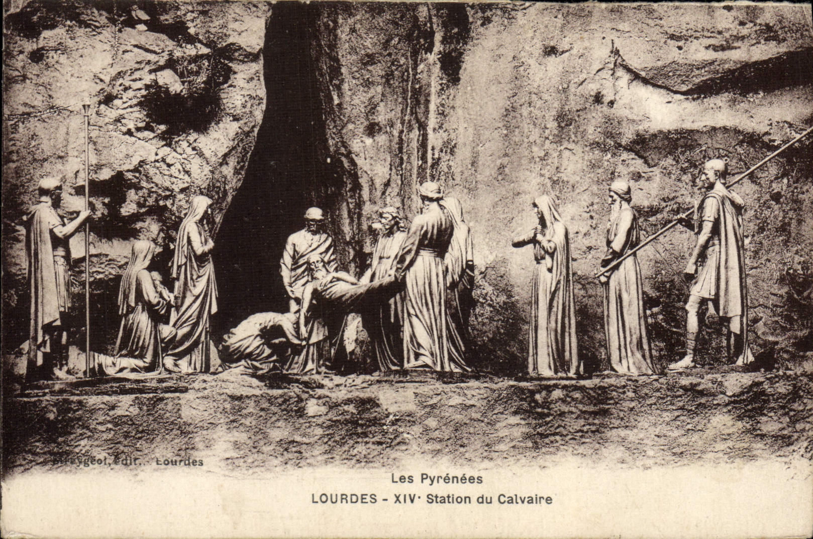 CPA Lourdes XIV Station du Calvaire