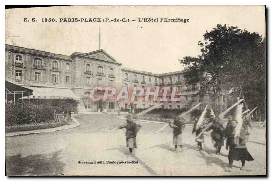 Paris-Plage (P.-de-C.) — Das Hotel l'Ermitage — Verlag Stévenard, Boulogne-sur-Meuse