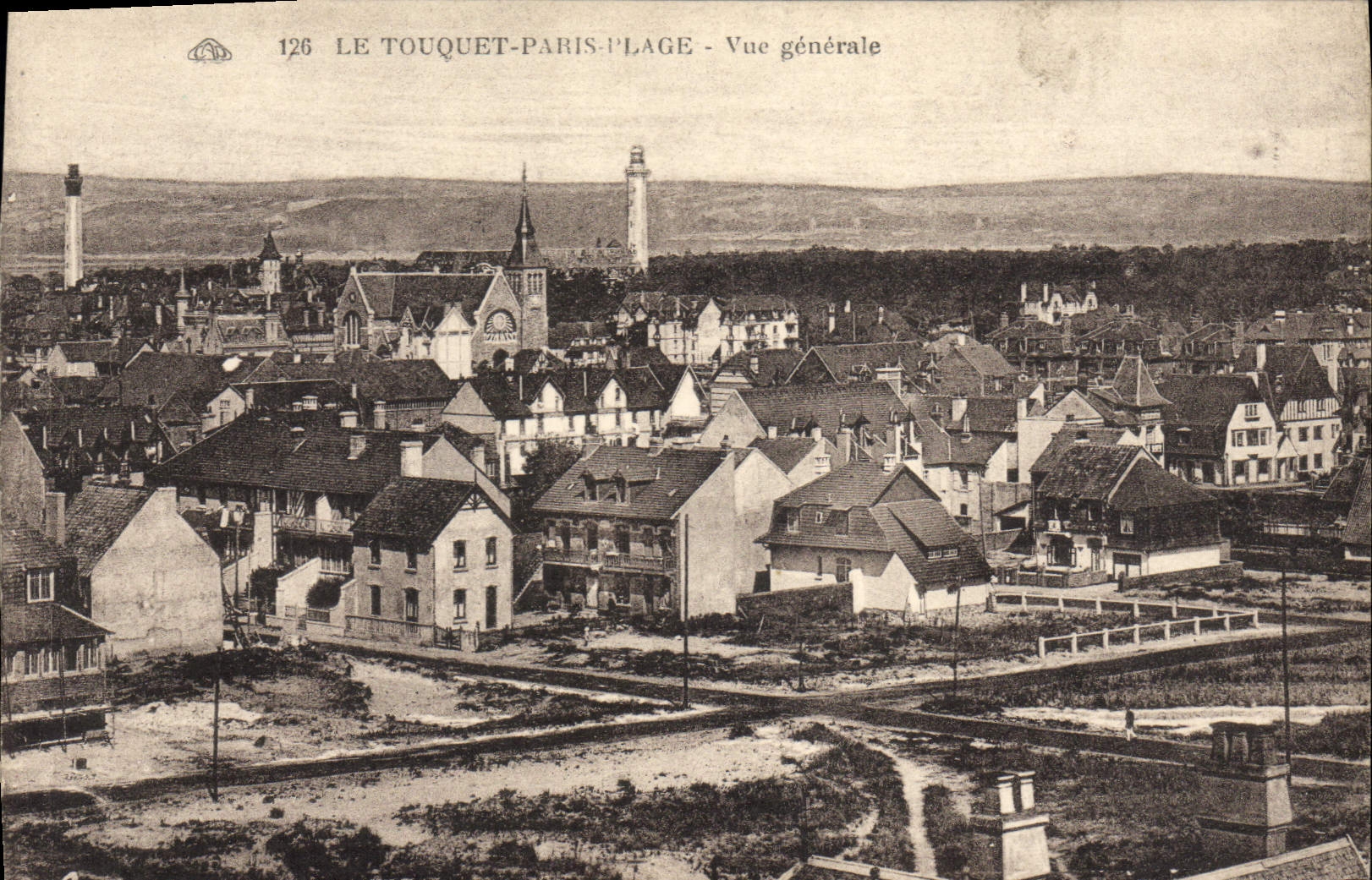 CPA Le Touquet Paris Plage Vue Generale