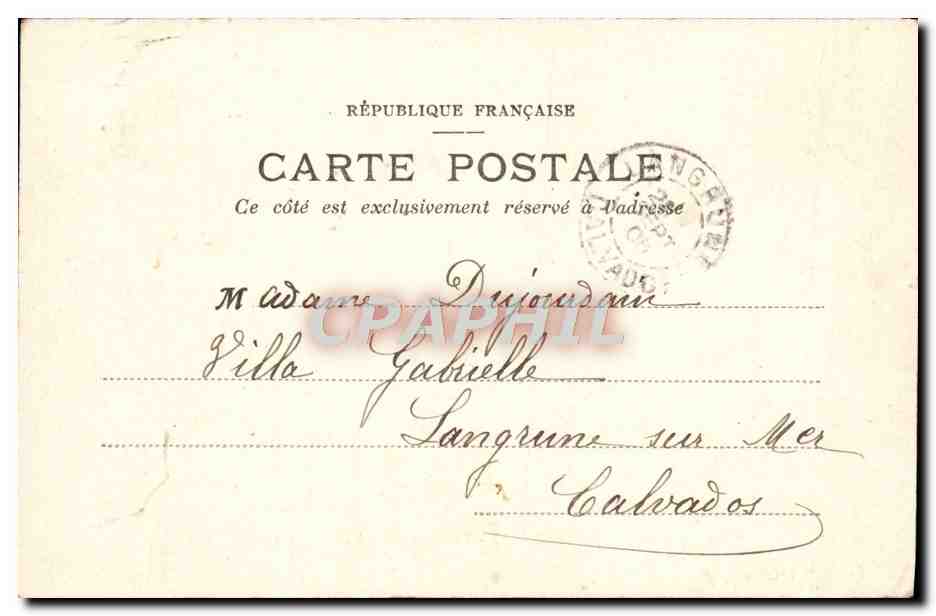 CPA Saint Omer Fontaine Place Victor Hugo — Rückseite