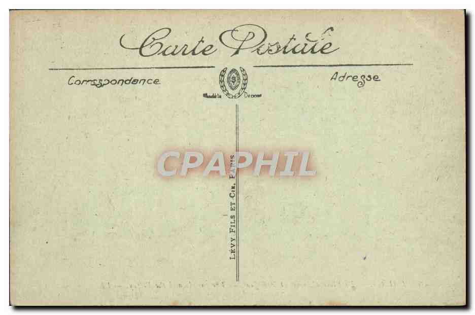 CPA Calais La Place d'Armes et le Beffroi — Rückseite