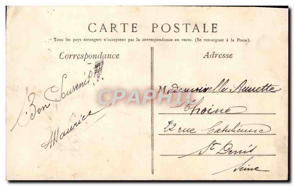 Boulogne-sur-Mer — Der Glockenturm und das Rathaus — unbekannter Verlag, Nr. 41 — Rückseite