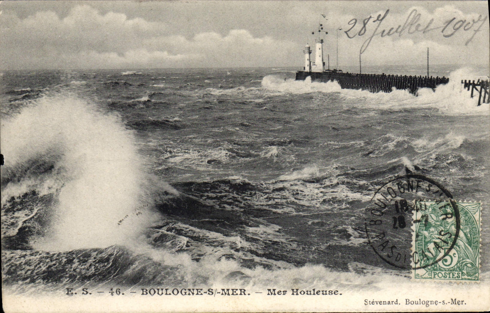 Boulogne-sur-Mer — Mare Mosso — Editore Stévenard, n° 46
