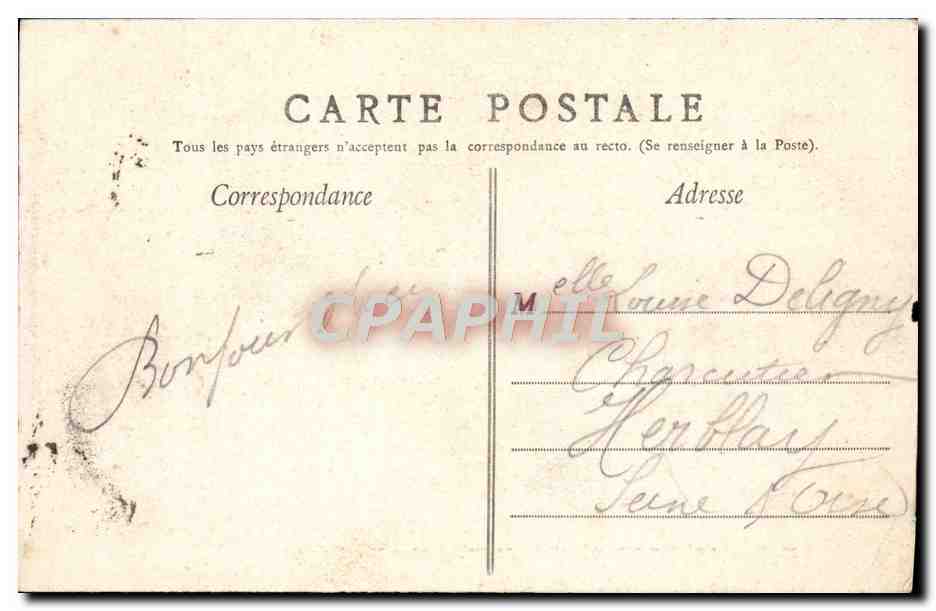 Boulogne-sur-Mer — Mare Mosso — Editore Stévenard, n° 46 — Verso