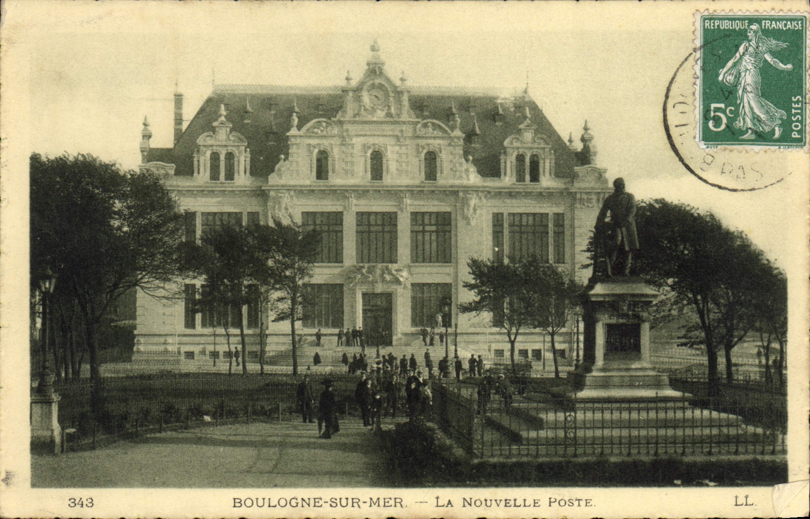 Boulogne-sur-Mer — La Nouvelle Poste — LL, n°343
