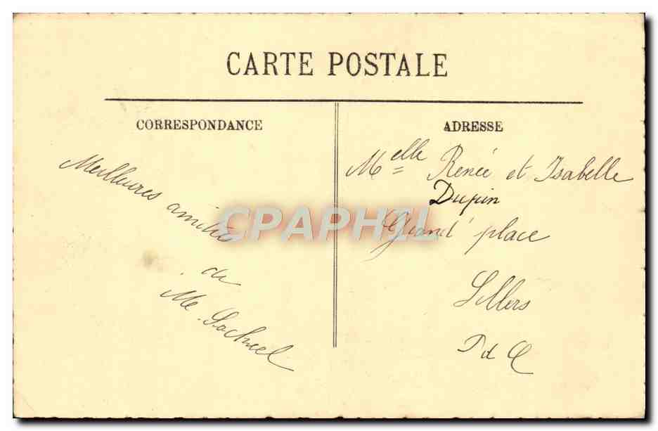 Boulogne-sur-Mer — La Nouvelle Poste — LL, n°343 — Verso