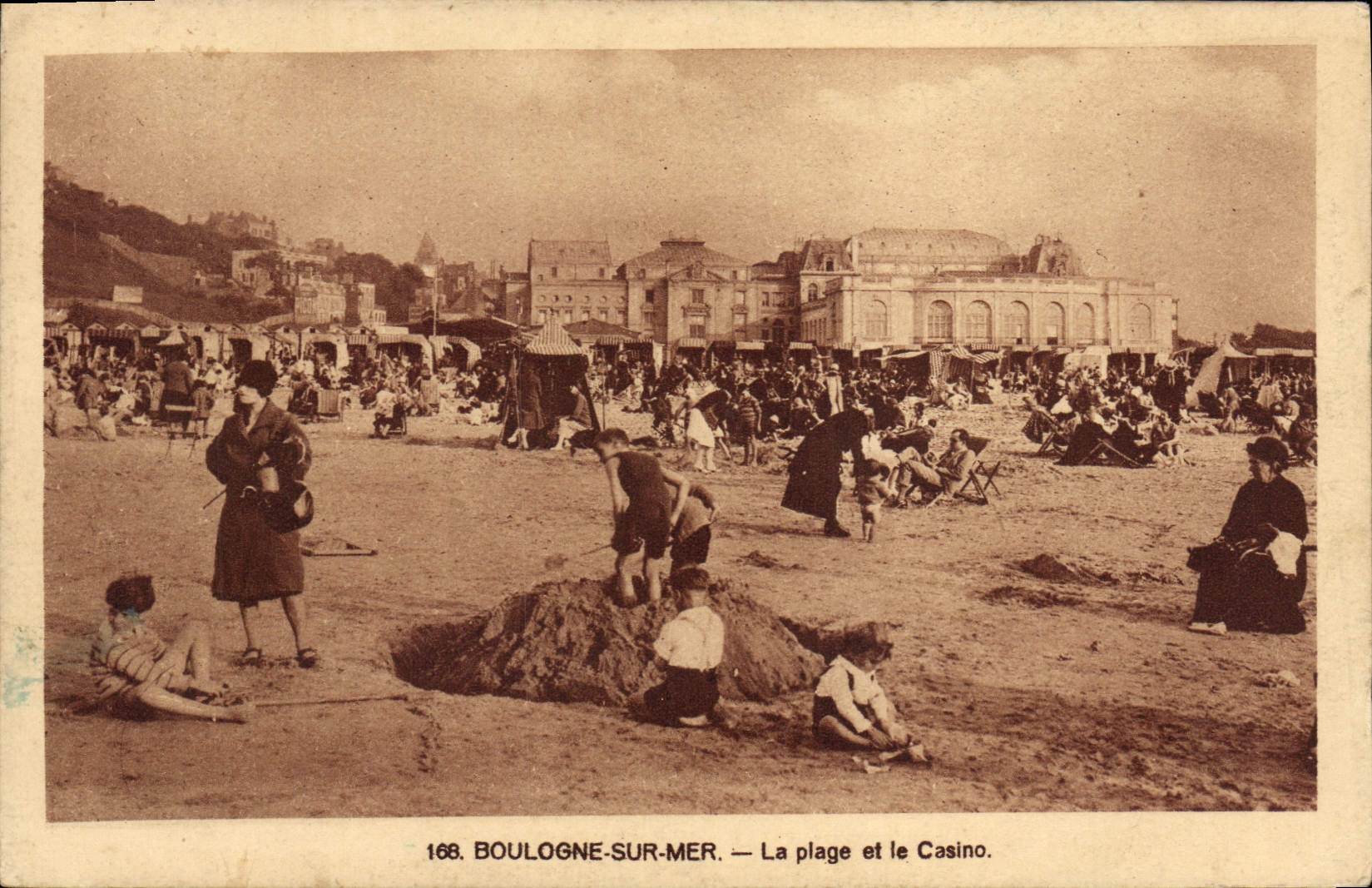 Boulogne-sur-Mer — La spiaggia e il Casinò