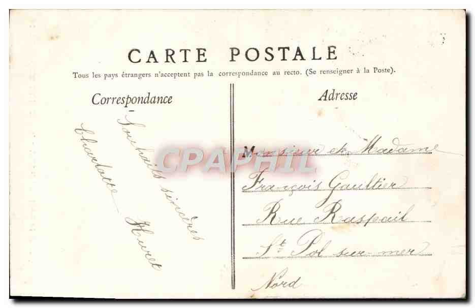 Colloge-sur-Mer - Vieux Château et Cathédrale — Éditeur Caramel des Coteaux — Rückseite