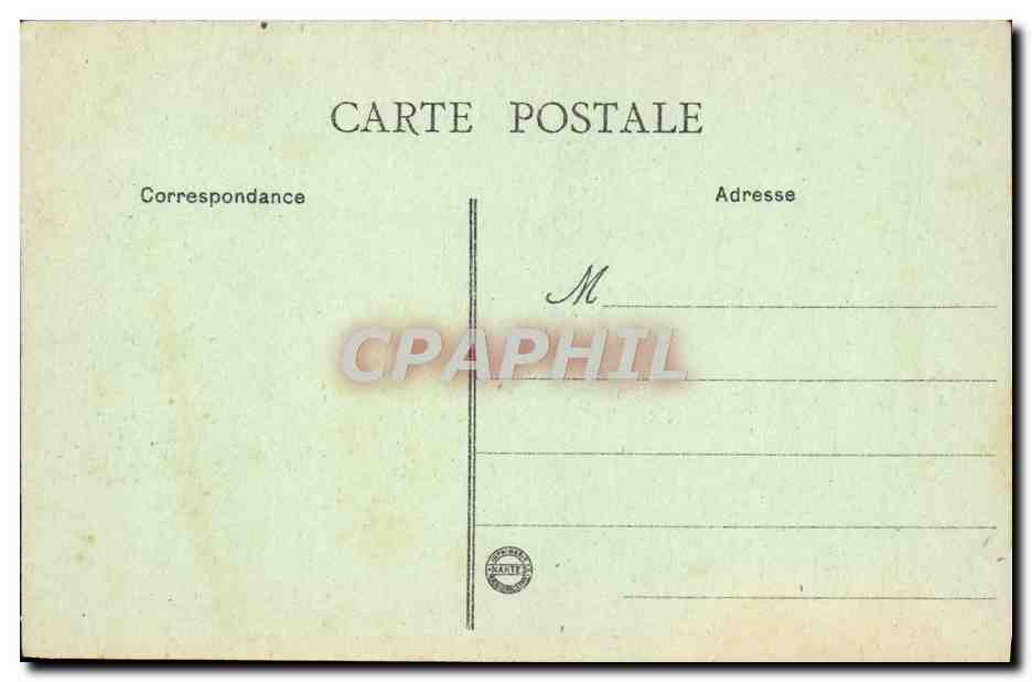 CPA Femme Folklore litanies de la jeune fille a marier  — Rückseite
