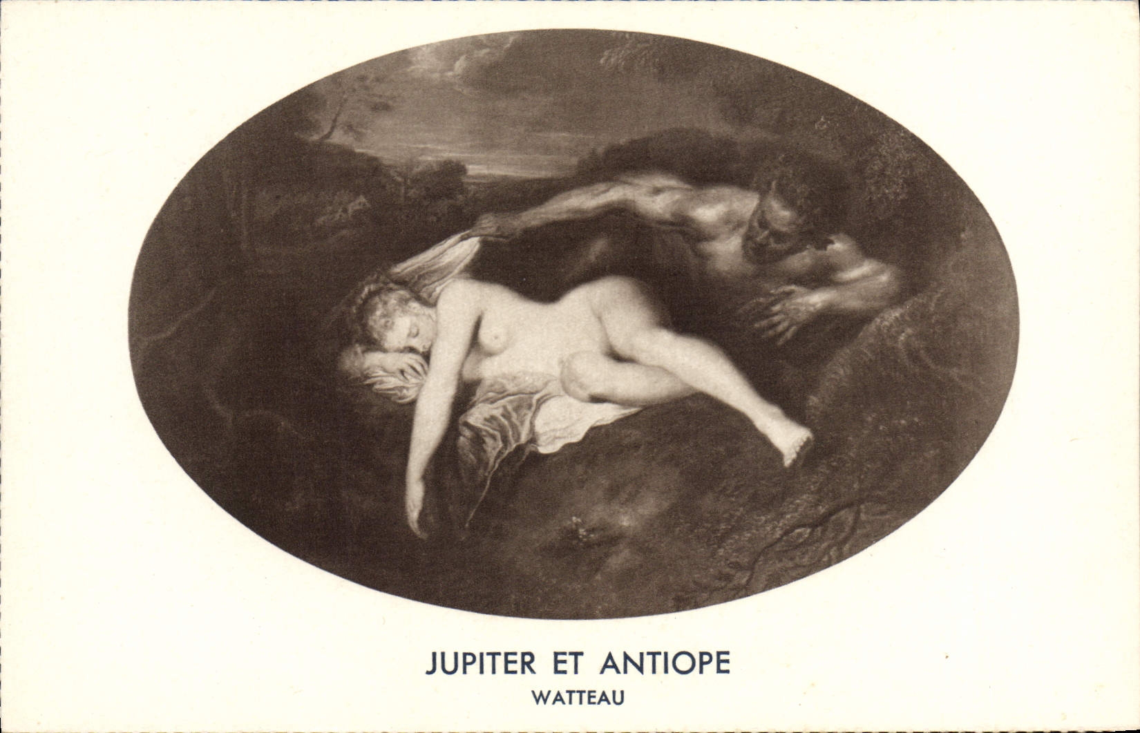 CPA Jupiter Et Antiope Watteau