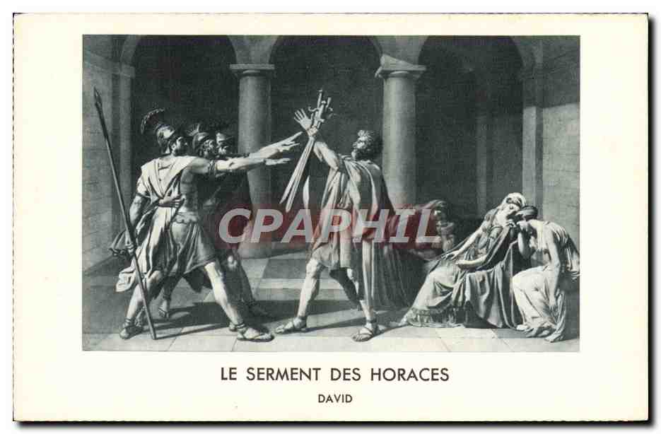 CPA Le Serment Des Horaces David