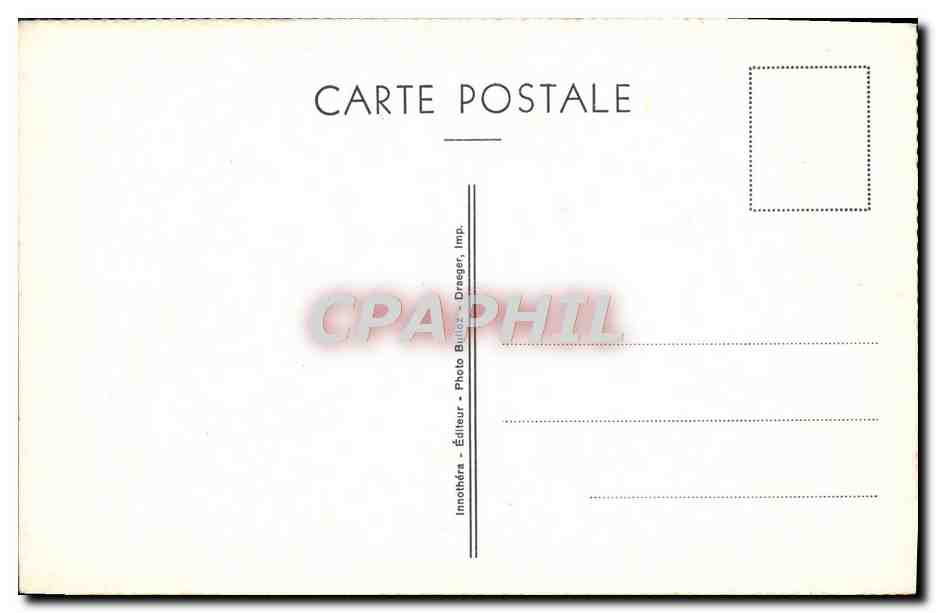 CPA La Vague Courbet — Verso