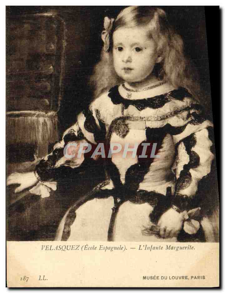 CPA Velasquez L' Infante Marguerite Paris Musee du Louvre