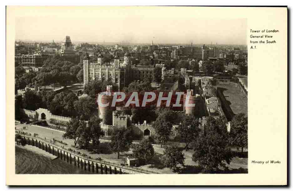 CPA London Tower of General View From the South