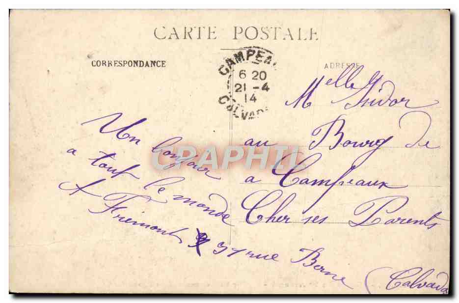 CPA Paris Mairie du 1er Arrond Eglise St Germain l'Auxerrois  — Verso