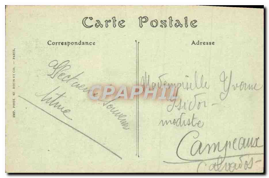 Avranches — Vue générale de la Vallée de la Sée, côté de St-Jean — ND. Phot. — Verso