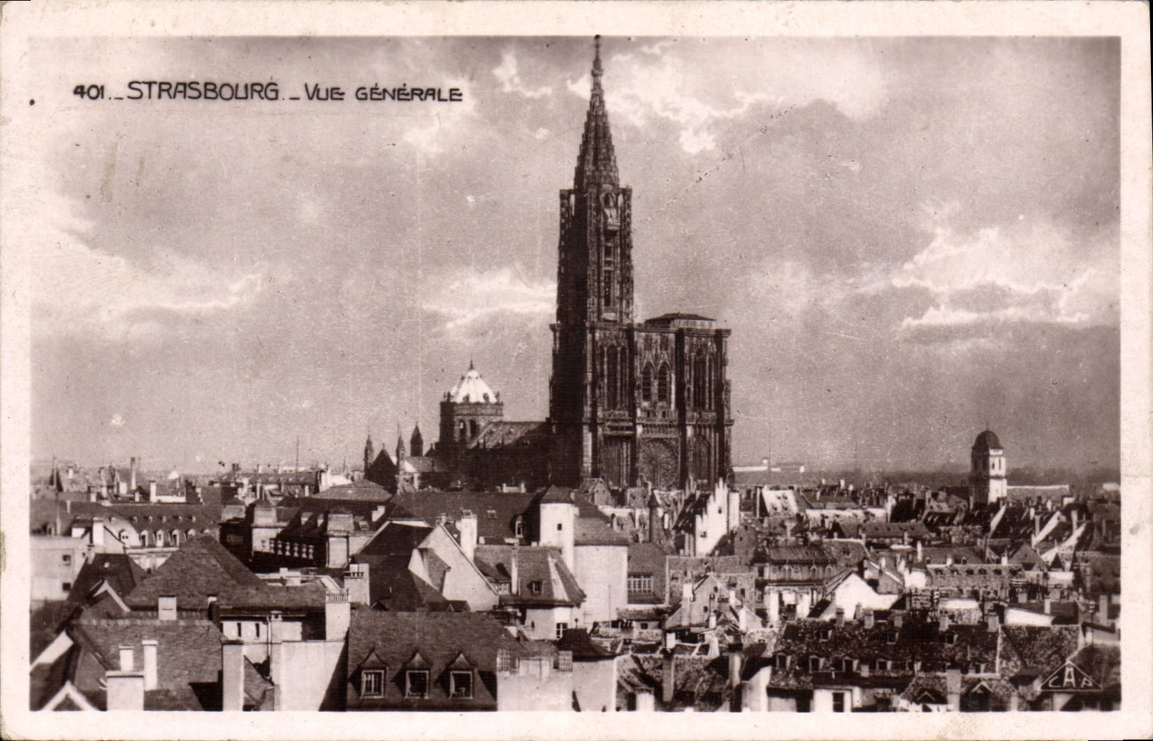 CPA Strasbourg Vue Generale