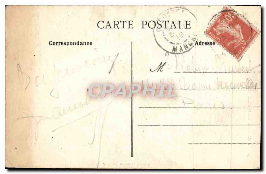 Le Mont-Saint-Michel (Manche) — vue du château — J. Sorel, éditeur, Rennes, n°55 — Verso