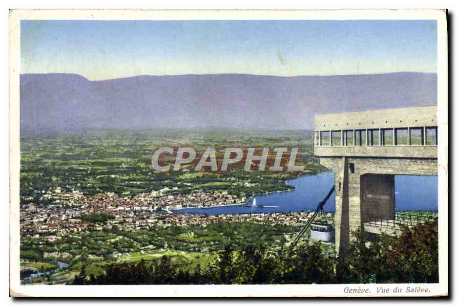 CPM Geneve Vue du Saleve 