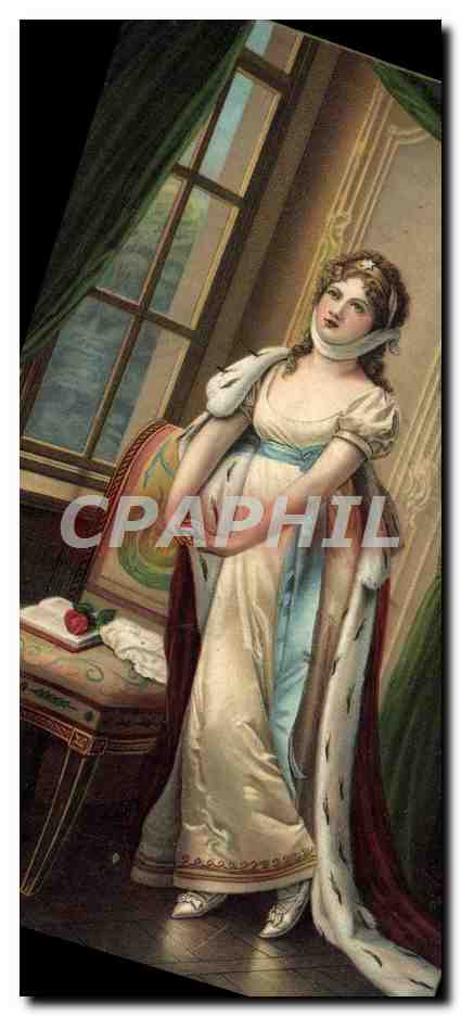Femme en robe de style néoclassique — intérieur élégant — Berlin & Co. n° 13
