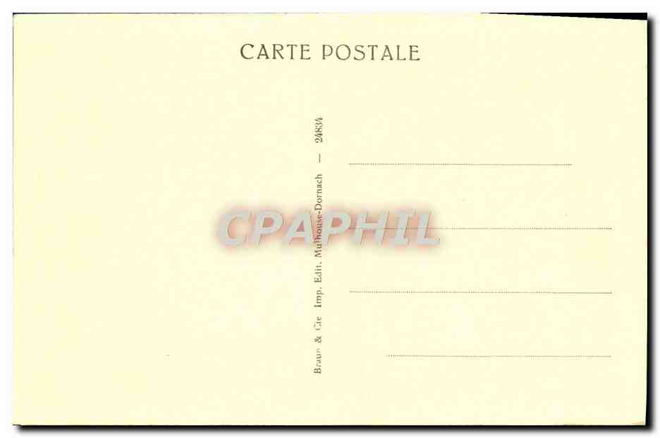 CPA Mathias Grunewald Le Crucifiement Musee de Colmar — Verso