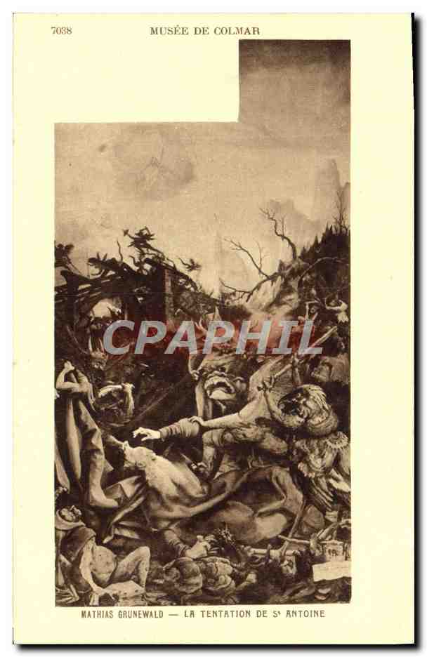 Museum Colmar — Mathias Grunewald — Die Versuchung des heiligen Antonius — Ausgabe Braun & Cie, Mulhouse