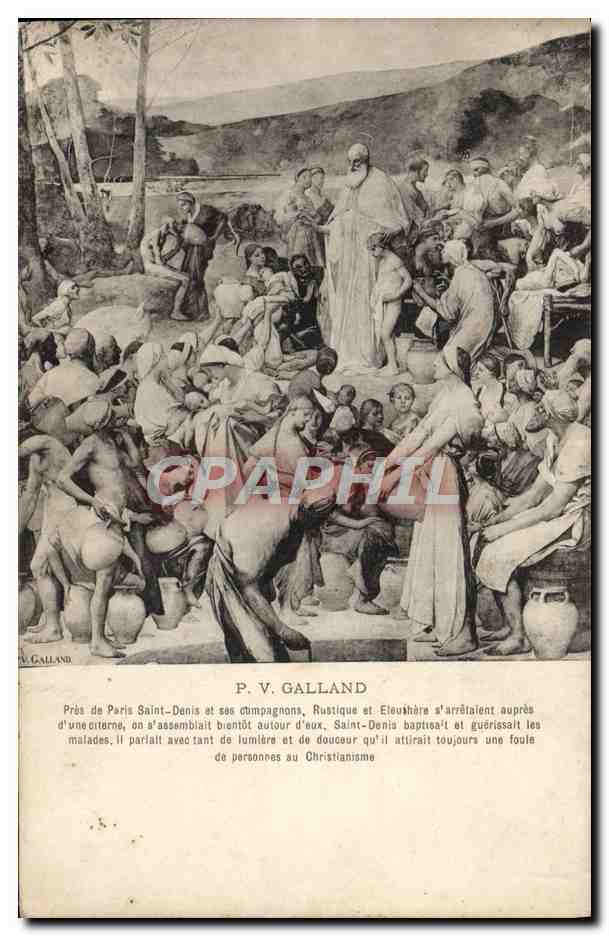 CPA Galland Pres de Paris Saint Denis et Ses Compagnons