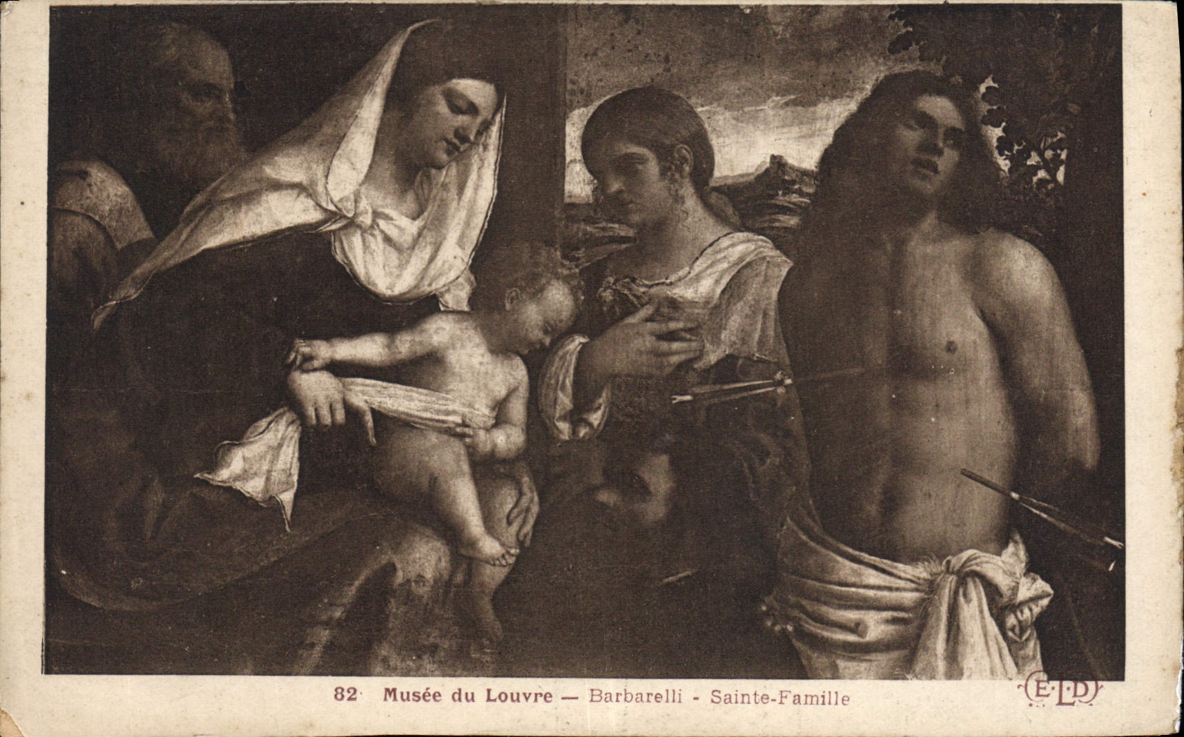 Sainte-Famille — Musée du Louvre — Barbarelli — n°82