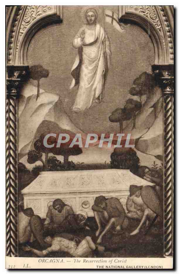 CPA Orcagna The Resurrection Of Christ The National Gallery London