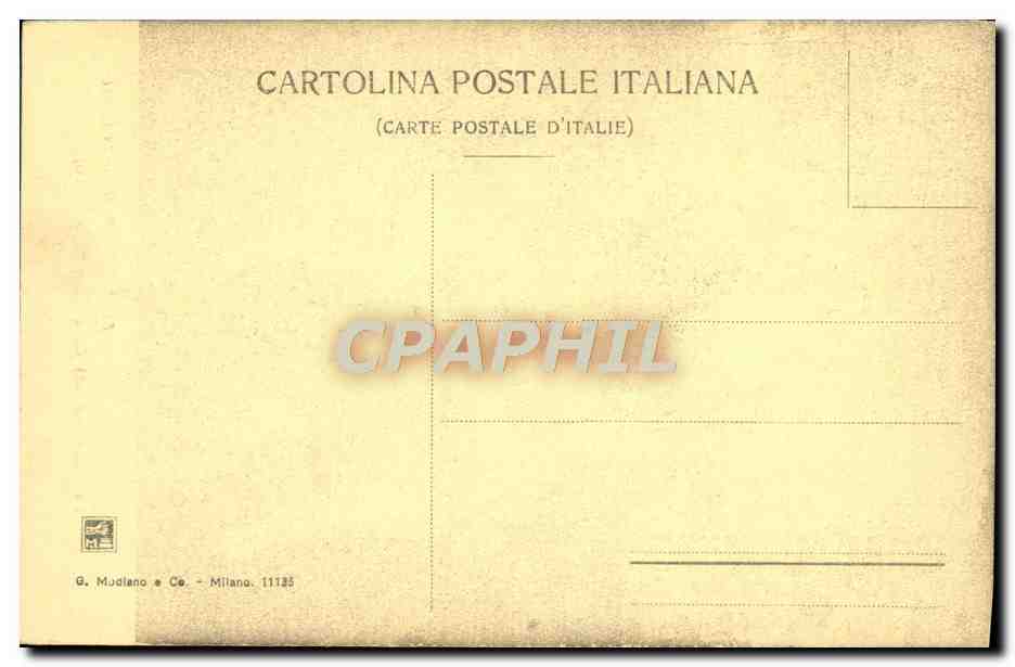 CPA Firenze Galleria Uffizi La Madonna del Cardellino Raffaello — Verso