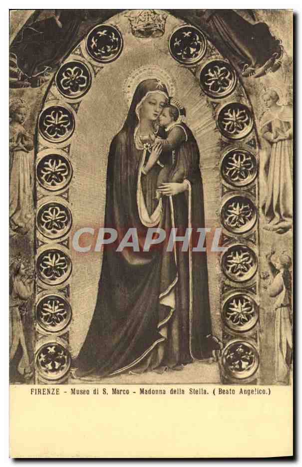 CPA Firenze Musee Marco Madonna Della Stella Beato Angelico