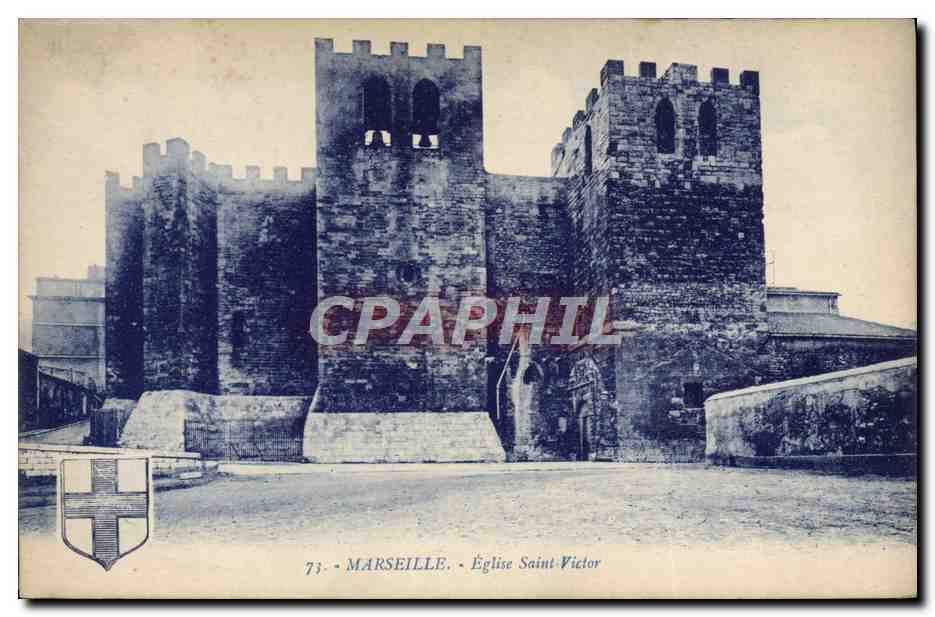 CPA Marseille Eglise Saint Victor
