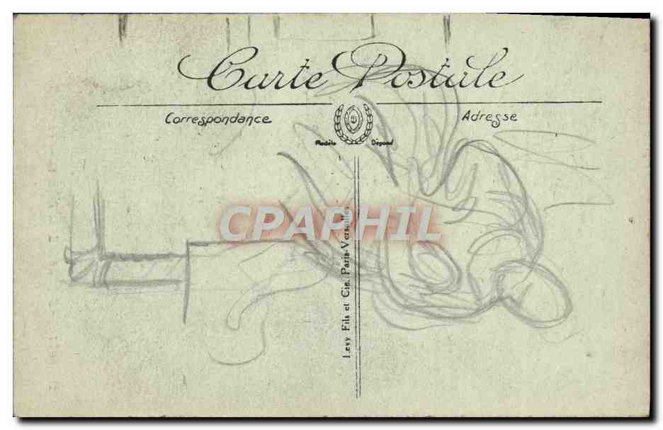 CPA Toulouse Hotel De La Roquette — Verso