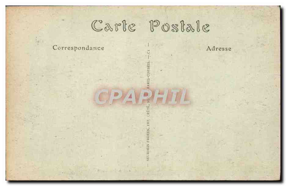 CPA Menton Vue Generale entre les Pins — Rückseite