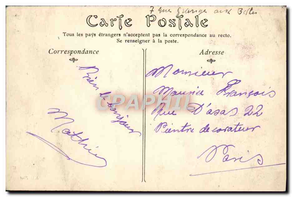 CPA Tours La Loire Et Le Pont De Pierre — Rückseite