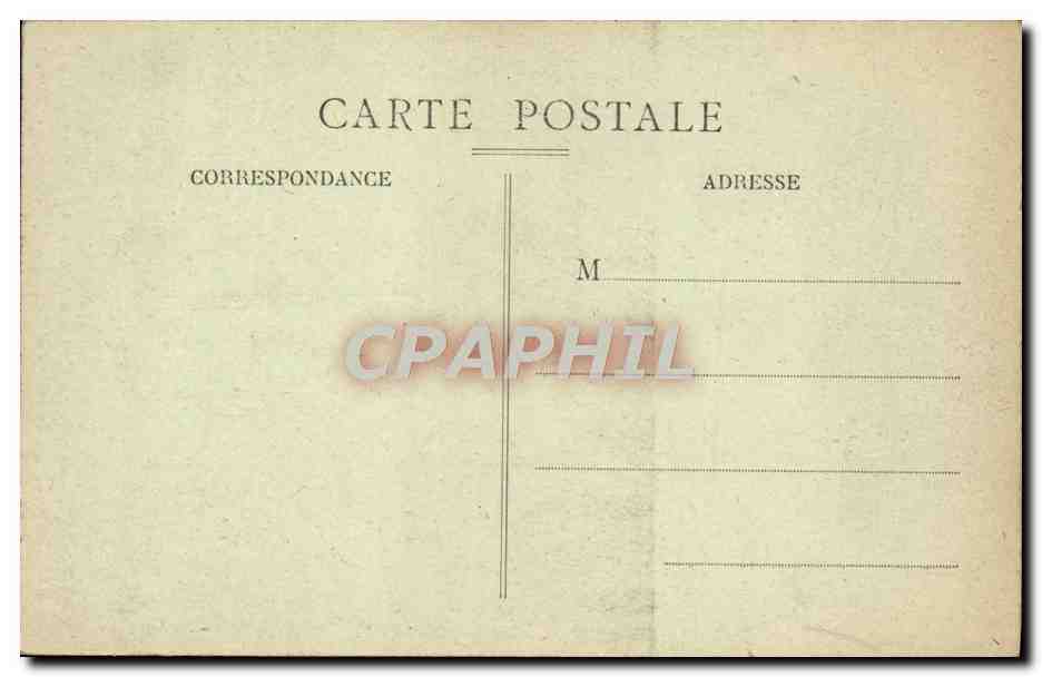 CPA Tours La Tour Charlemagne  — Rückseite