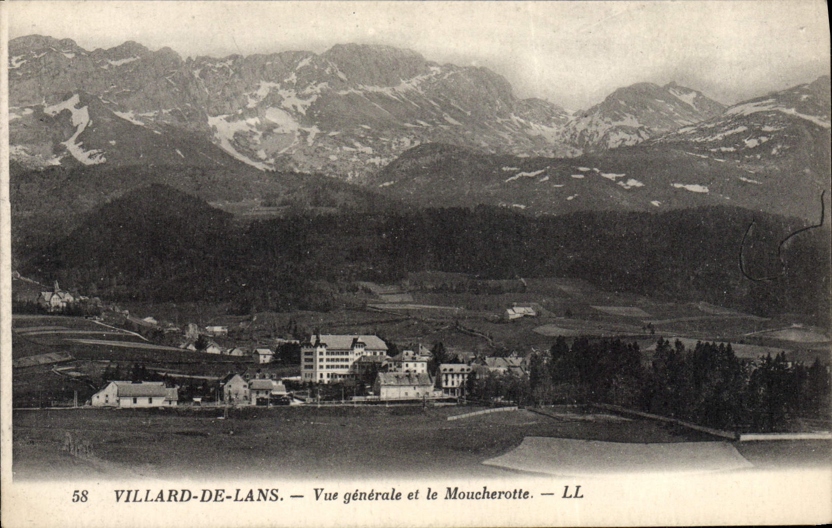 CPA Villard de Lans Vue generale de la Moucherotte