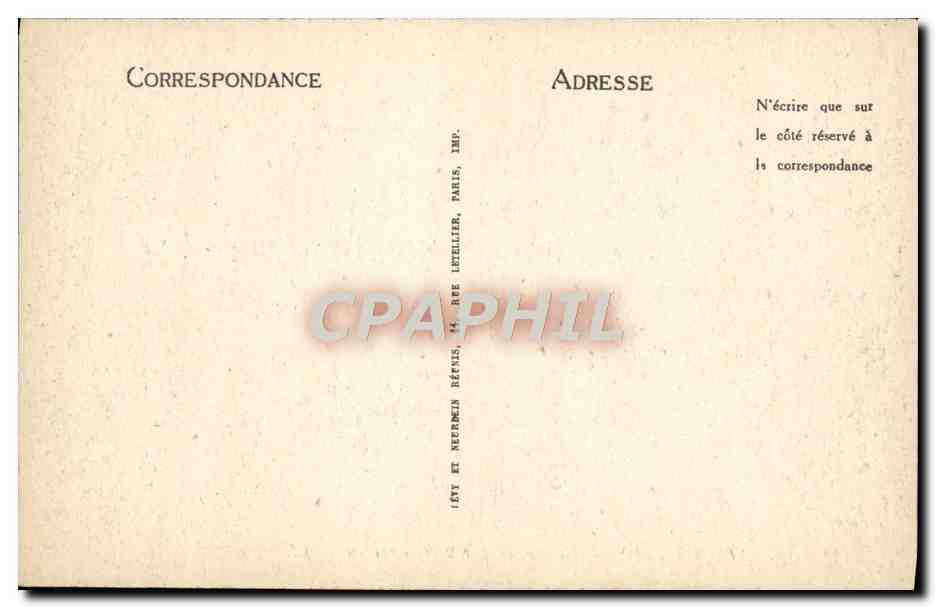 CPA Villard de Lans Vue generale de la Moucherotte — Rückseite