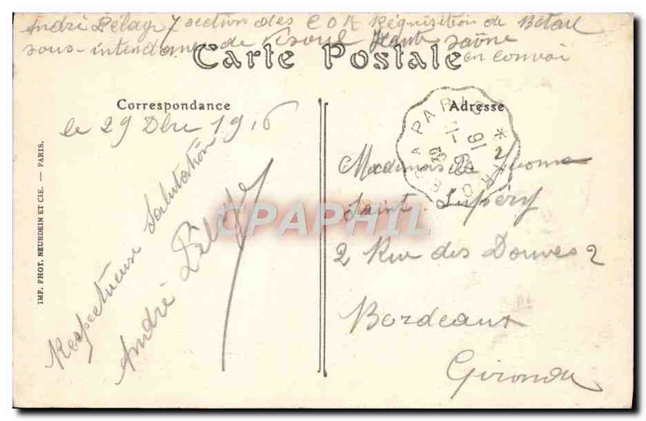 CPA Troyes Vallee Suisse Un Coin du Parc — Rückseite