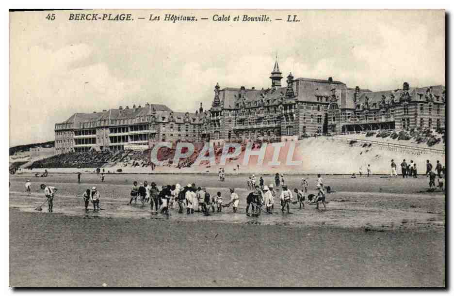CPA Berck Plage Les Hopitaux Calot et Bouville 