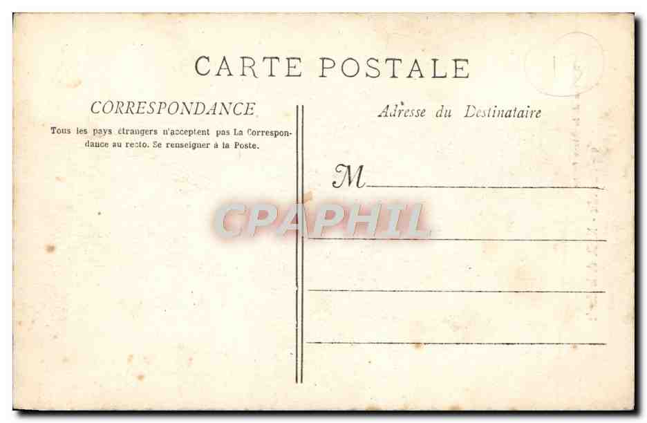 CPA Marseille Notre Dame de la Garde — Verso