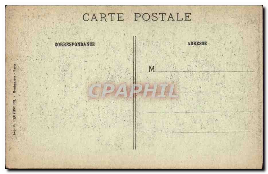 CPA La Guerre Reims La Cathedrale Apres Le Bombardement Militaria — Rückseite