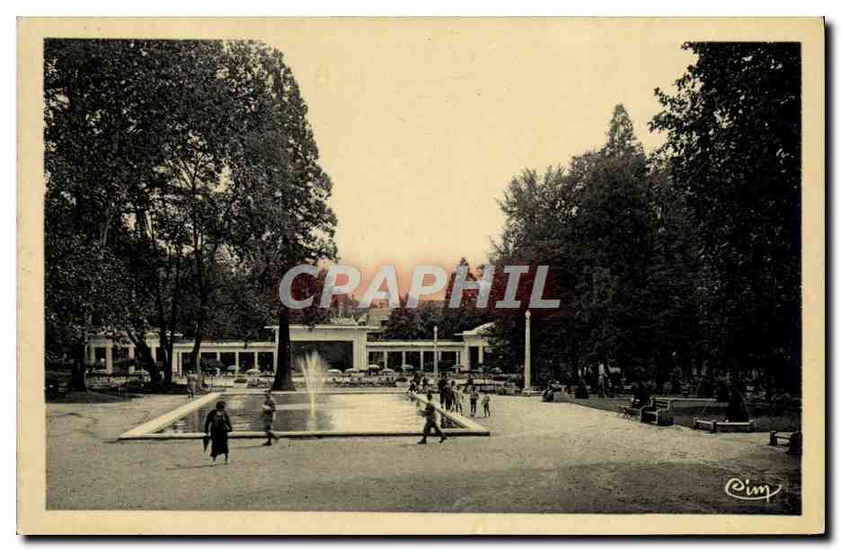 CPA Aix Les Bains Le Parc La Piece d'eau