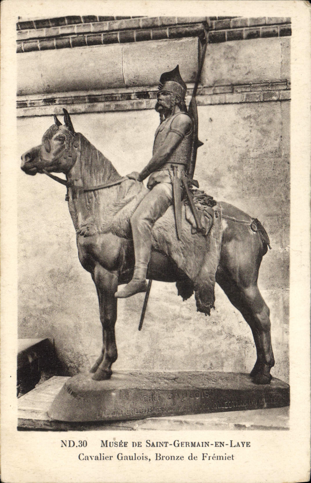 Cavalier Gaulois — Bronze de Frémiet — Musée de Saint-Germain-en-Laye