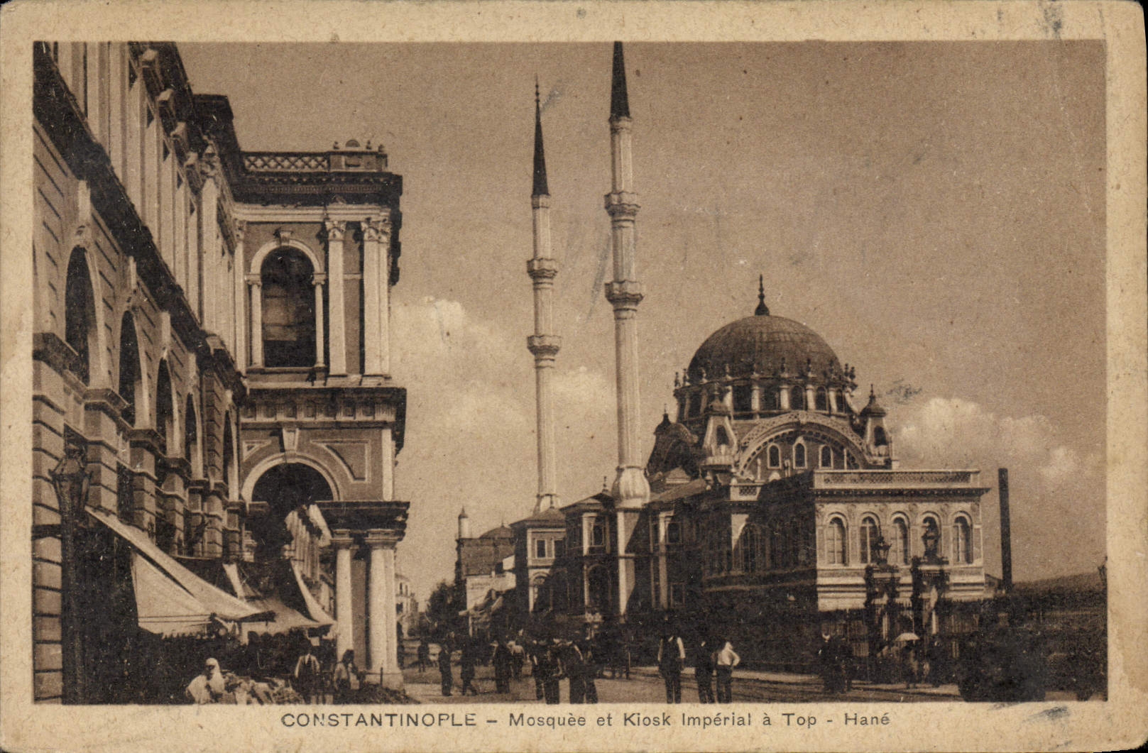 CPA Constantinople Mosquee et Kiosk imperaila a Top Hane 